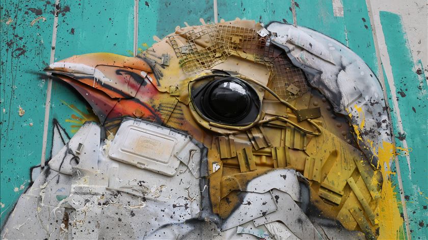 Obra Bordalo II IPO, Lisboa. Foto: Joana Margarida Fialho