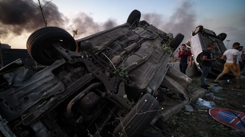 O horror da explosão em Beirute. Foto: João Sousa