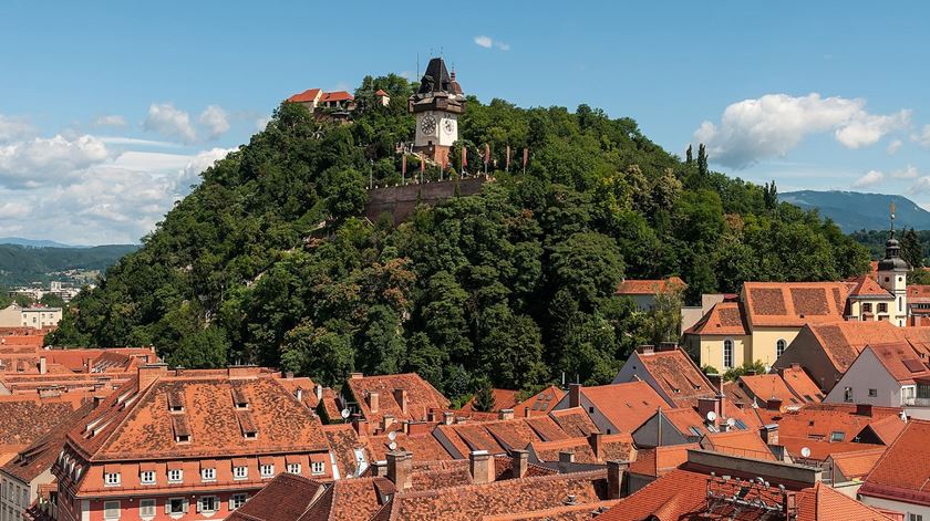 A cidade de Graz, na Áustria. Foto: Ralf Roletschek/Wikimedia