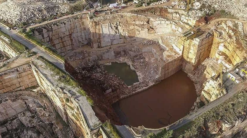 A Estrada Municipal 255 ruiu em novembro de 2018. Foto: DR