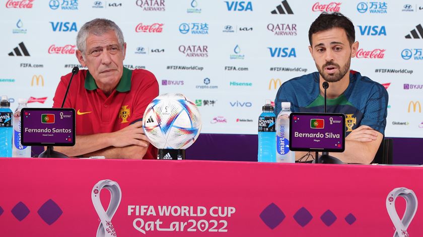 Bernardo Silva: "Gosto muito de Fernando Santos, fico triste que tenha saído"