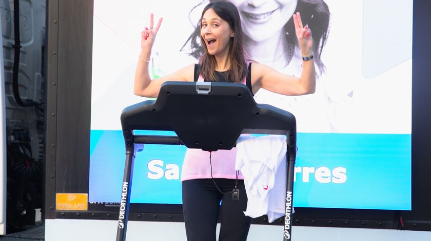 Sandra Torres na passadeira