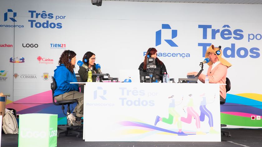 As Três da Manhã com a Tia Bli no Três por Todos 2026 em Coimbra. Foto: Vasco Cruz/RR