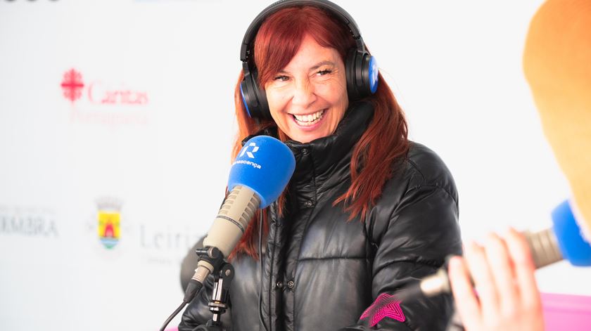 Ana Galvão no Três por Todos 2026 em Coimbra. Foto: Vasco Cruz/RR