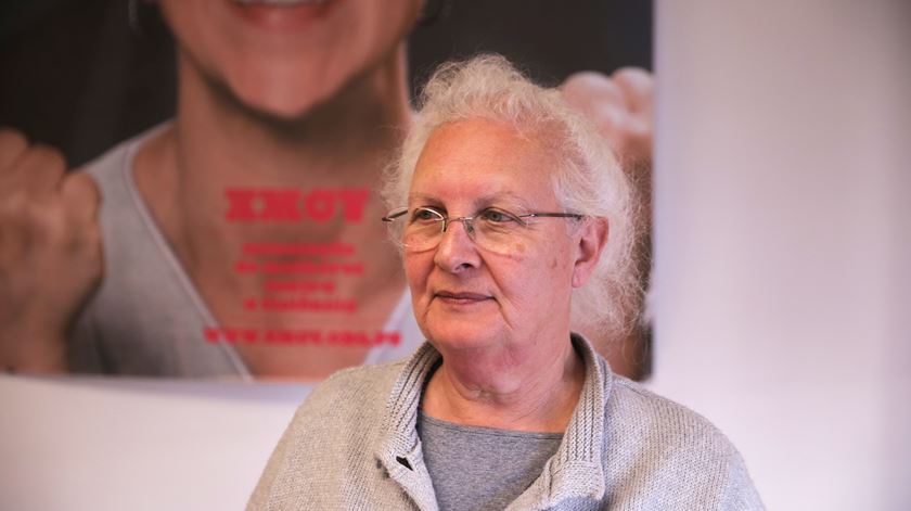 Margarida Medina Martins, uma das fundadoras da Associação de Mulheres contra a violência. Foto: Joana Gonçalves\ RR