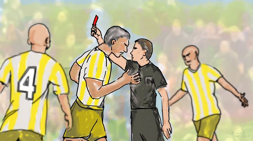 Descida ao inferno da violência contra os árbitros do futebol distrital