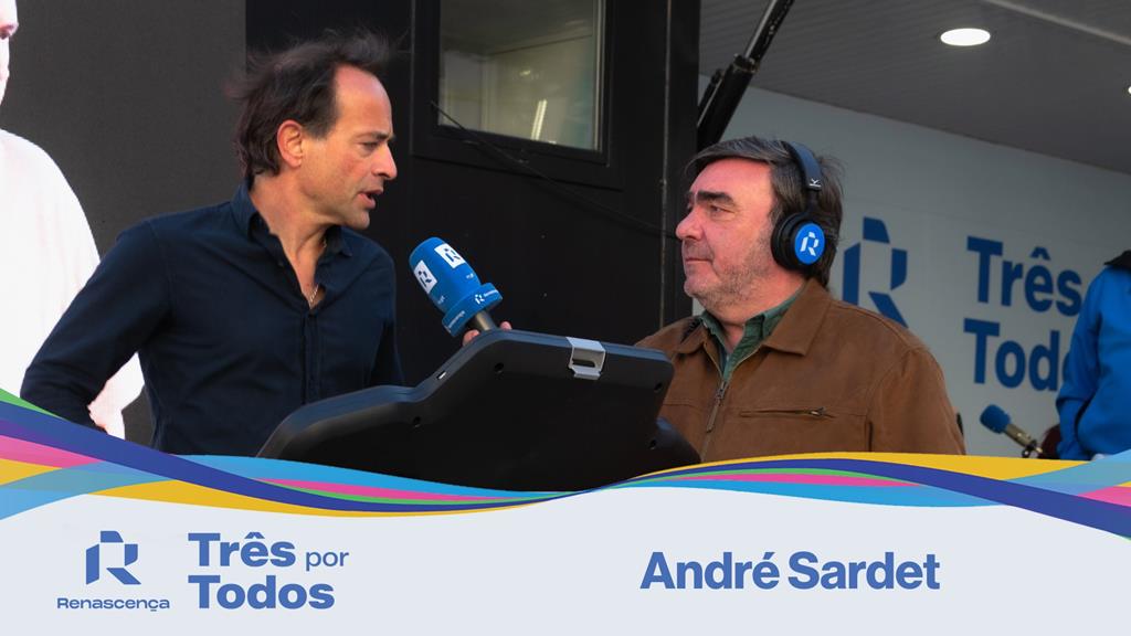 André Sardet junta-se ao Três por Todos!