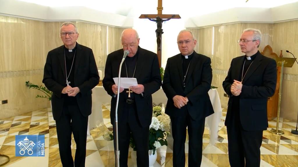 "O bispo de Roma chegou à casa do Pai". Veja o anúncio da morte do Papa Francisco "O bispo de Roma chegou à casa do Pai". Veja o anúncio da morte do Papa Francisco