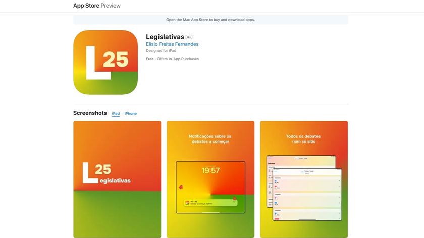Candidatos, programas e debates. Há uma app que reúne informação para as legislativas