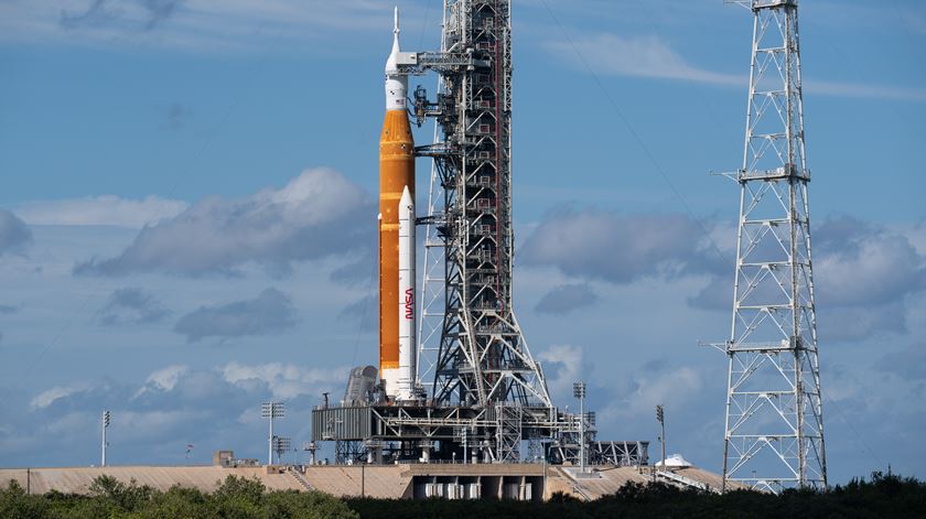 Space Launch System da NASA usado na missão Artemis II. Foto:NASA
