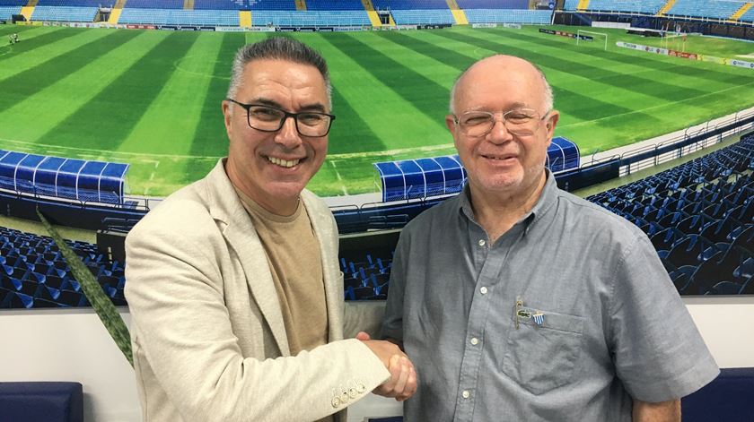 Augusto Inácio iniciou a época no Avaí FC, do Brasil Foto: DR