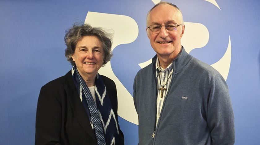 Phyllis Zagano e Padre Bernard Pottier. Foto: DR