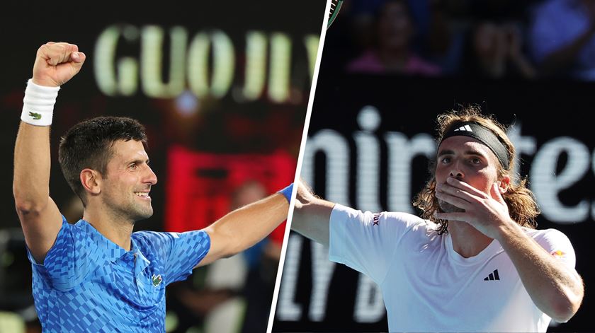 Open da Austrália. Tsitsipas e Djokovic decidem liderança do "ranking" mundial na final Open da Austrália. Tsitsipas e Djokovic decidem liderança do "ranking" mundial na final