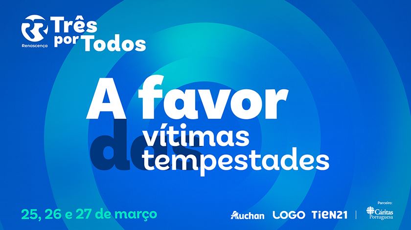 Três por Todos de regresso a favor das vítimas das tempestades