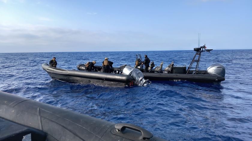 Tráfico de droga. Apreendidas a sul de Portugal três embarcações rápidas. Foto: Autoridade Marítima Nacional