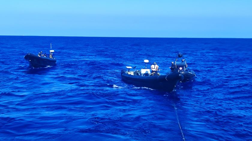 Tráfico de droga. Apreendidas a sul de Portugal três embarcações rápidas. Foto: Autoridade Marítima Nacional