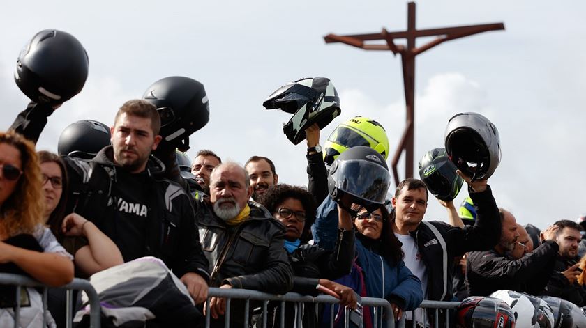 130 mil motociclistas na bênção dos capacetes, em Fátima. Foto: Santuário de Fátima