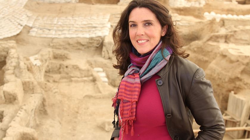 Bettany Hughes é a nova vencedora do Prémio Europeu Helena Vaz da Silva. Foto: DR.