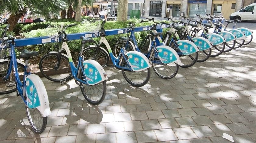 Bicicletas bike sharing Lisboa. Foto: DR