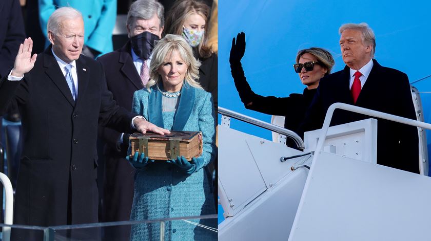 Ao tomar posse, Biden volta a pedir fim das divisões. “A América nunca falhou quando estivemos unidos”