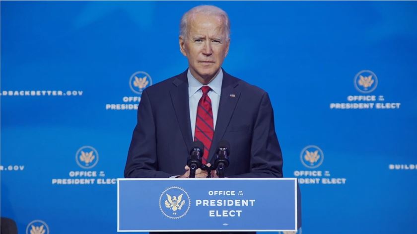 Joe Biden apresenta equipa para a Saúde. Foto: Gabinete do presidente eleito/EPA