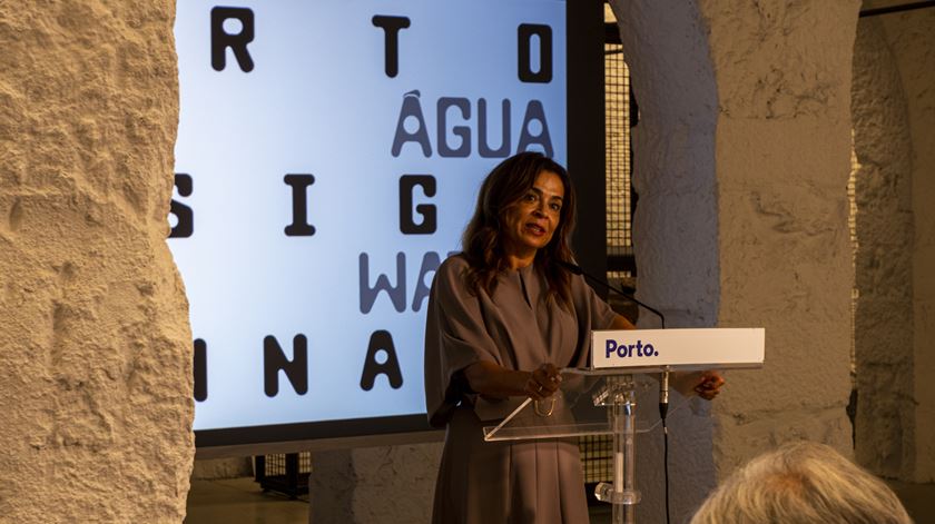 Luísa Salgueiro, presidente da Câmara Municipal de Matosinhos Porto Design Biennal 2023 Foto: João Malheiro/RR