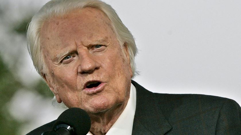Bily Graham morreu aos 99 anos. Foto: Peter Foley/EPA
