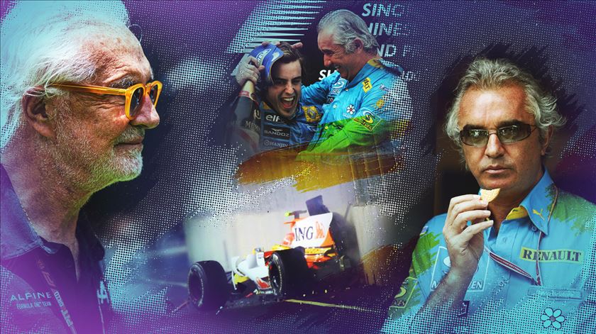 Flavio Briatore, “o padrinho” da F1: criminoso, arquiteto da Benetton, de Alonso e de um acidente
