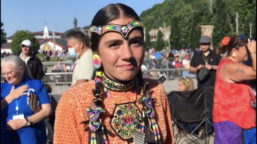 "Reconciliação". Jovem indígena faz pedido ao Papa durante visita ao Canadá "Reconciliação". Jovem indígena faz pedido ao Papa durante visita ao Canadá