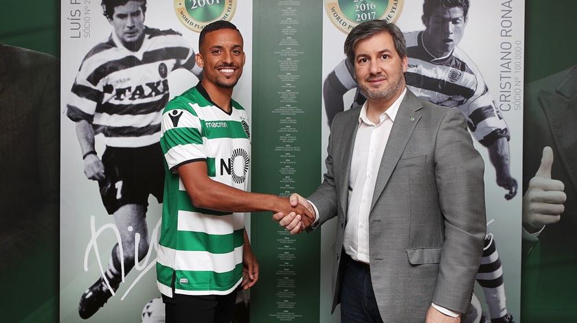 Bruno Gaspar foi um dos últimos jogadores contratados por Bruno de Carvalho. Foto: Sporting CP