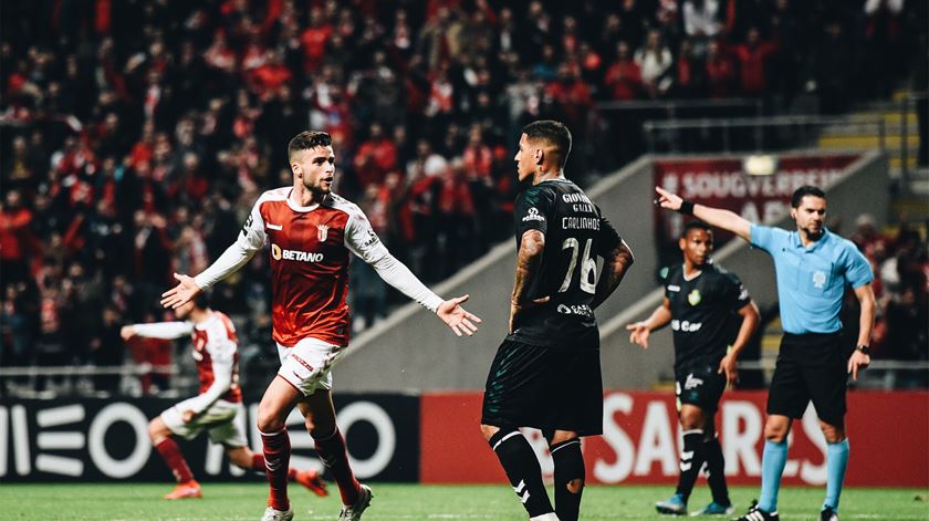 Bruno Wilson voltou ao Braga em janeiro e somou um golo em seis jogos Foto: Sporting de Braga