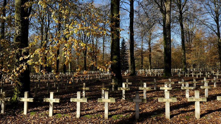 A Primeira Guerra Mundial fez mais de 20 milhões de mortos, muitos no centro da Europa. Foto: Julian Warnand/EPA