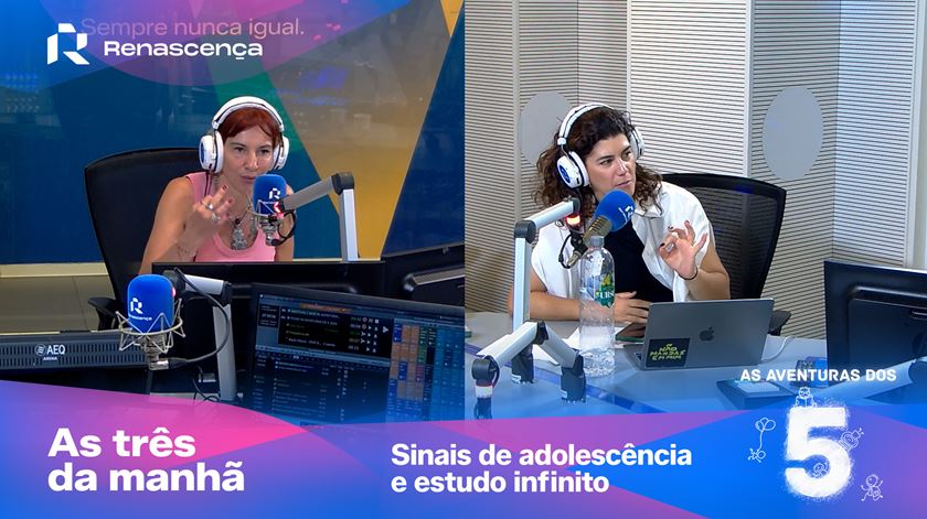 Sinais de adolescência e estudo infinito - As Aventuras dos 5