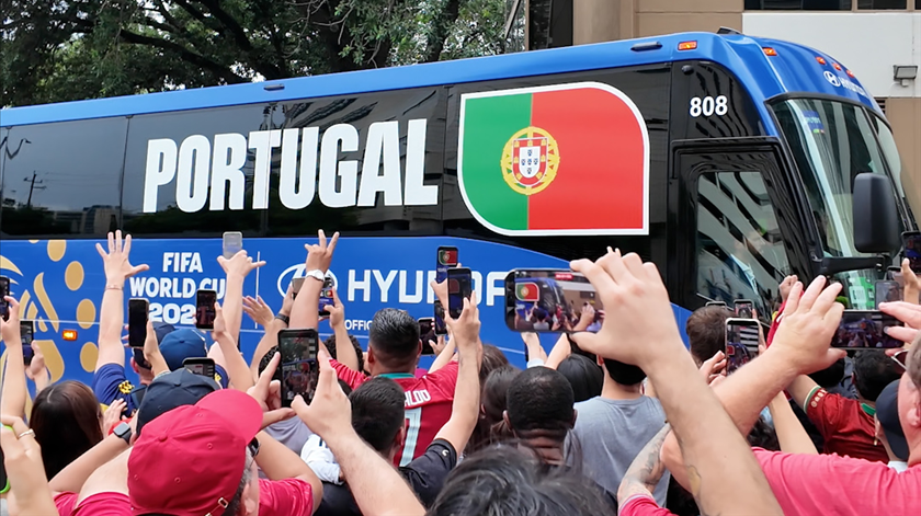 À espera de Ronaldo e da seleção em Houston