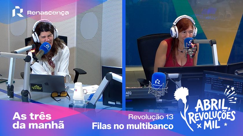 Filas no multibanco - Abril, Revoluções Mil!