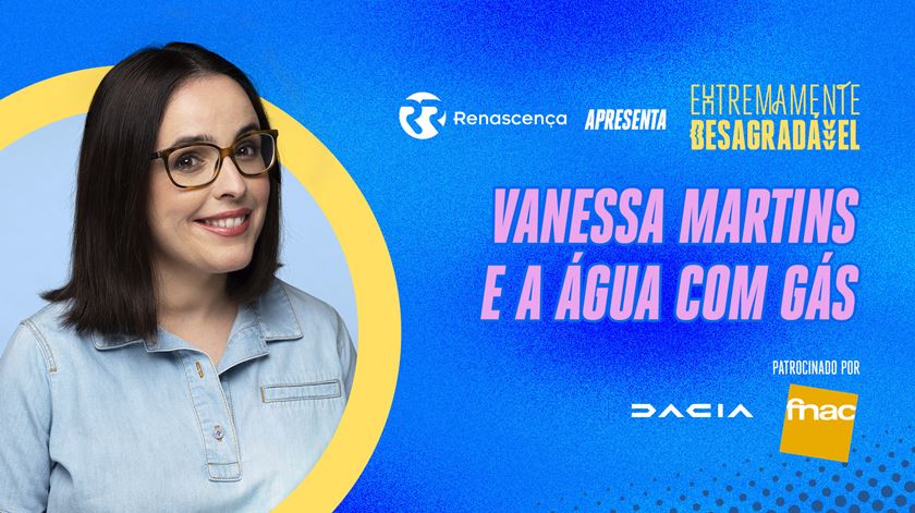 Vanessa Martins e a água com gás