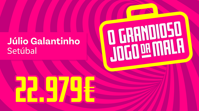 Há pessoas com sorte e o Júlio é uma delas. Ganhou 22.979€ no Grandioso Jogo da Mala