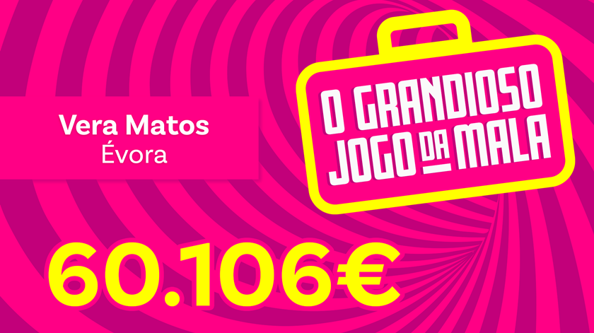 A Vera Matos ganhou um dinheirão no "Grandioso Jogo da Mala"!