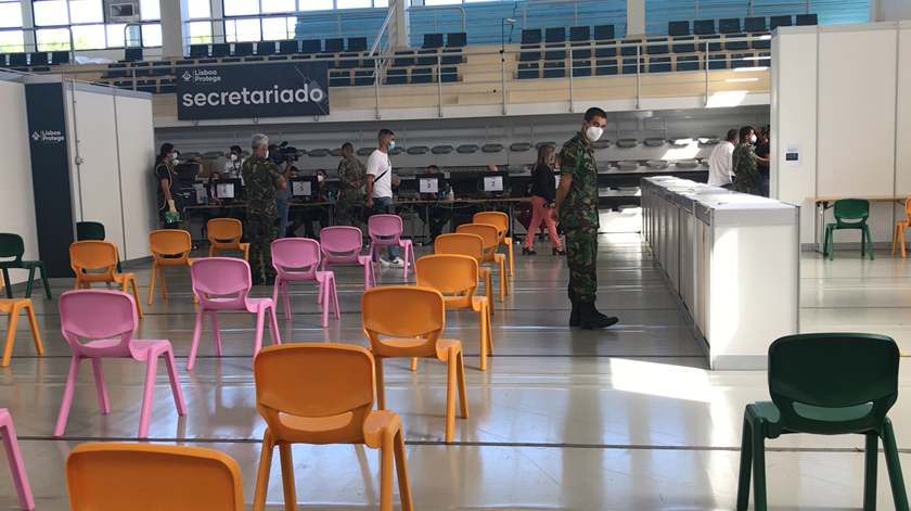 Lisboa. Novo centro de vacinação contra a Covid-19 tem mais de 40 militares