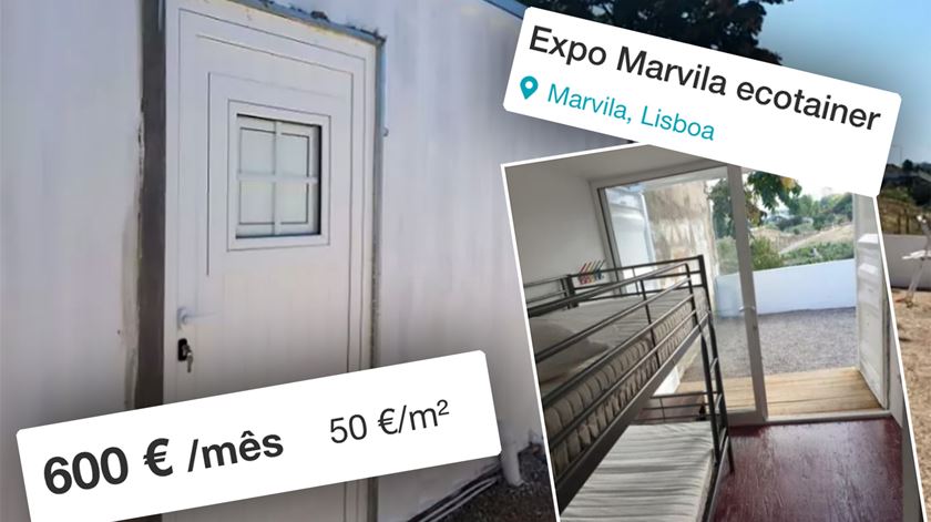 Contentores para habitação em Marvila Lisboa