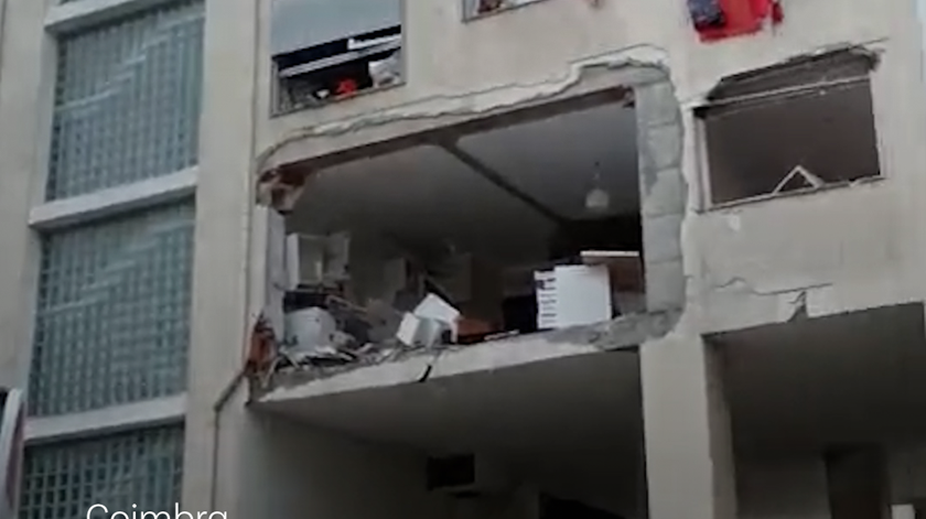Câmara de Coimbra diz que estrutura do edifício onde ocorreu explosão está intacta