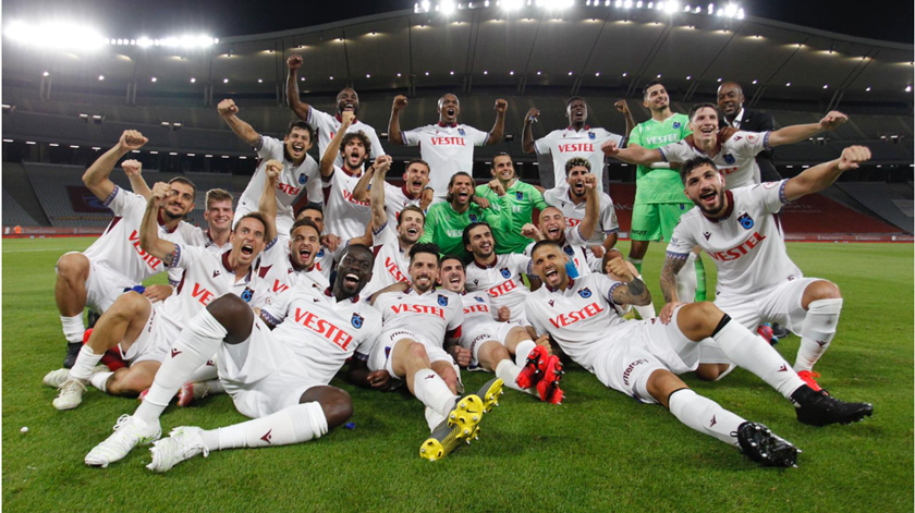 Trabzonspor conquista Taça da Turquia. Foto: Trabzonspor Trabzonspor conquista Taça da Turquia. Foto: Trabzonspor