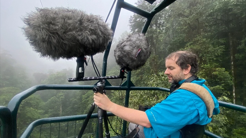 "Em cada 100 fotógrafos de natureza só há uma pessoa que grava, então são sons que estão a desaparecer muito rápido”. Foto: "Sonidos Invisibles" Juan Pablo Culasso