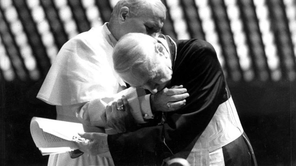 Cardeal Wyszynski com o Papa João Paulo II. Foto: DR Cardeal Wyszynski com o Papa João Paulo II. Foto: DR