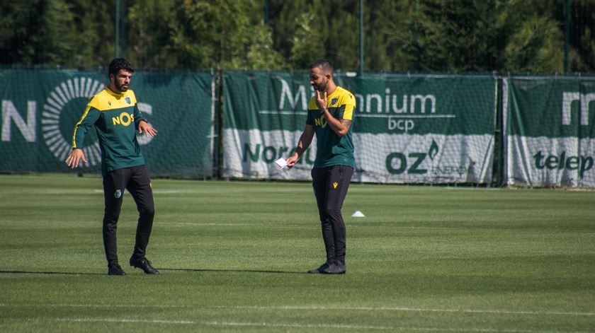 Rúben Amorim iniciou a preparação para o dérbi com o Benfica Foto: Sporting CP