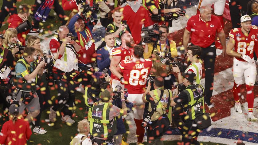 A festa dos Chiefs. Foto: Caroline Brehman/EPA