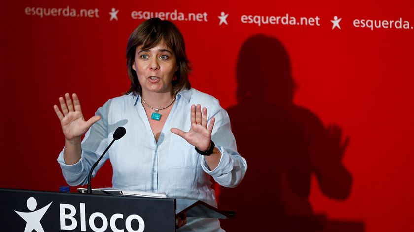 Catarina Martins, coordenadora do Bloco de Esquerda. Foto: António Pedro Santos/Lusa