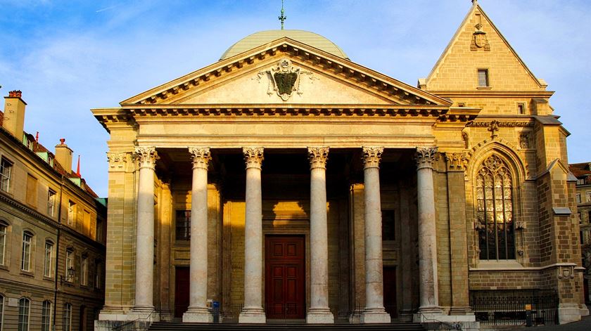 Catedral de São Pedro, em Genebra. Foto: Torbjorn Jorgensen/Wikipedia