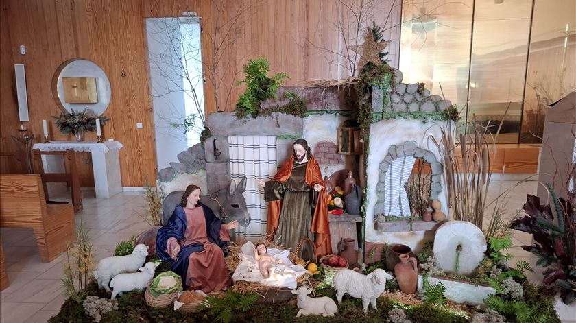 Presépio na Igreja do Catujal    Foto: João Cunha/RR