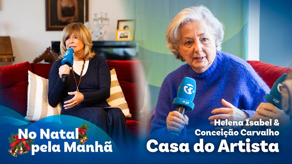 No Natal pela Manhã na Casa do Artista - Helena Isabel & Conceição Carvalho